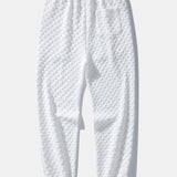 Ensemble — sweat jacquard à damier et col zippé & pantalon de jogging