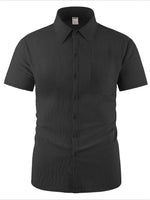 LAPEL LINEN SHIRT FOR MEN