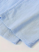 DRAWSTRING LINEN TROUSERS FOR MEN