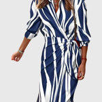 Everly — Robe Wrap Élégante avec Imprimé