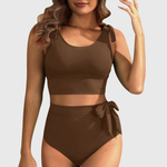 Auriane — Ensemble de Bikini Deux Pièces Taille Haute