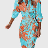 Everly — Robe Wrap Élégante avec Imprimé