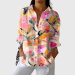 Noémie — Blouse imprimée légère et colorée