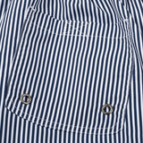 Ensemble — chemise à imprimé nautique & short de bain à rayures verticales et cordon