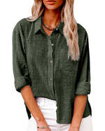 Martine | Chemise ample à poche poitrine