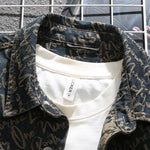EMBROIDERED DENIM JACKET FOR MEN