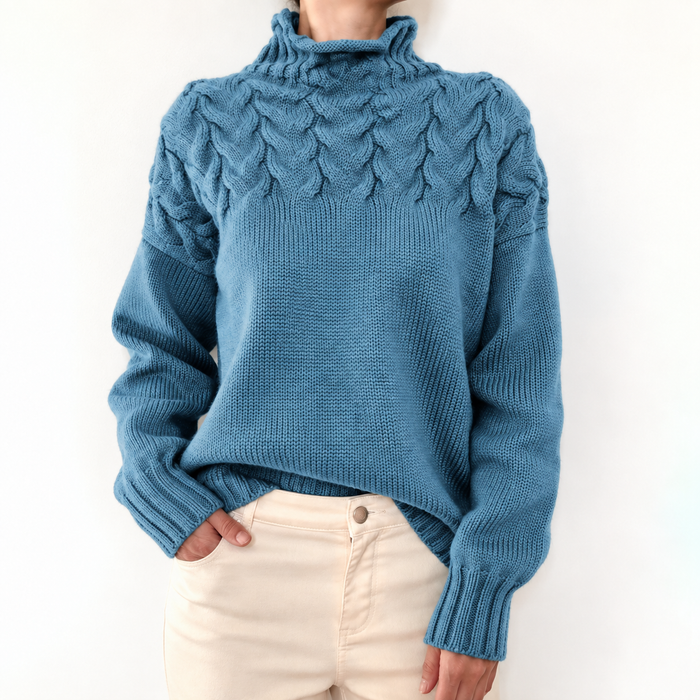 Magali | Pull à col roulé confortable