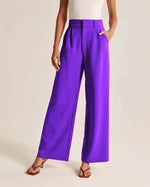 Caroline | Pantalon décontracté taille haute