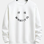 Ensemble — sweat à col rond à slogan « It Is What It Is » & pantalon de jogging