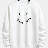 Ensemble — sweat à col rond à slogan « It Is What It Is » & pantalon de jogging