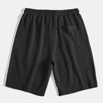 Ensemble — polo gaufré à col V & short gaufré en maille à cordon