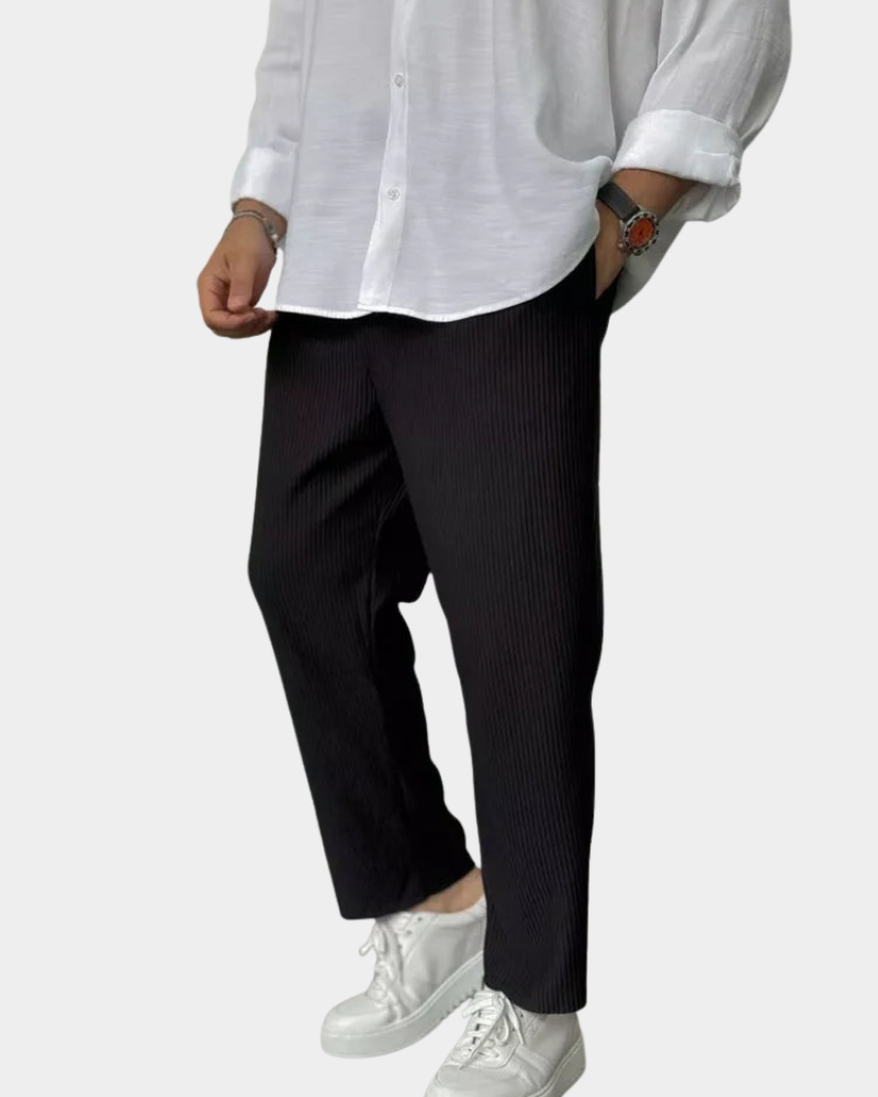 Fredie | Elegant ribbed trousers