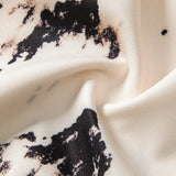 Ensemble — chemise à imprimé montagne à l'encre & short de bain mi-long à cordon