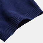 Ensemble — polo en maille texturée color block & pantalon fuselé coupe slim