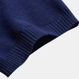 Ensemble — polo en maille texturée color block & pantalon fuselé coupe slim