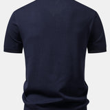 Ensemble — polo basique en maille & short en maille