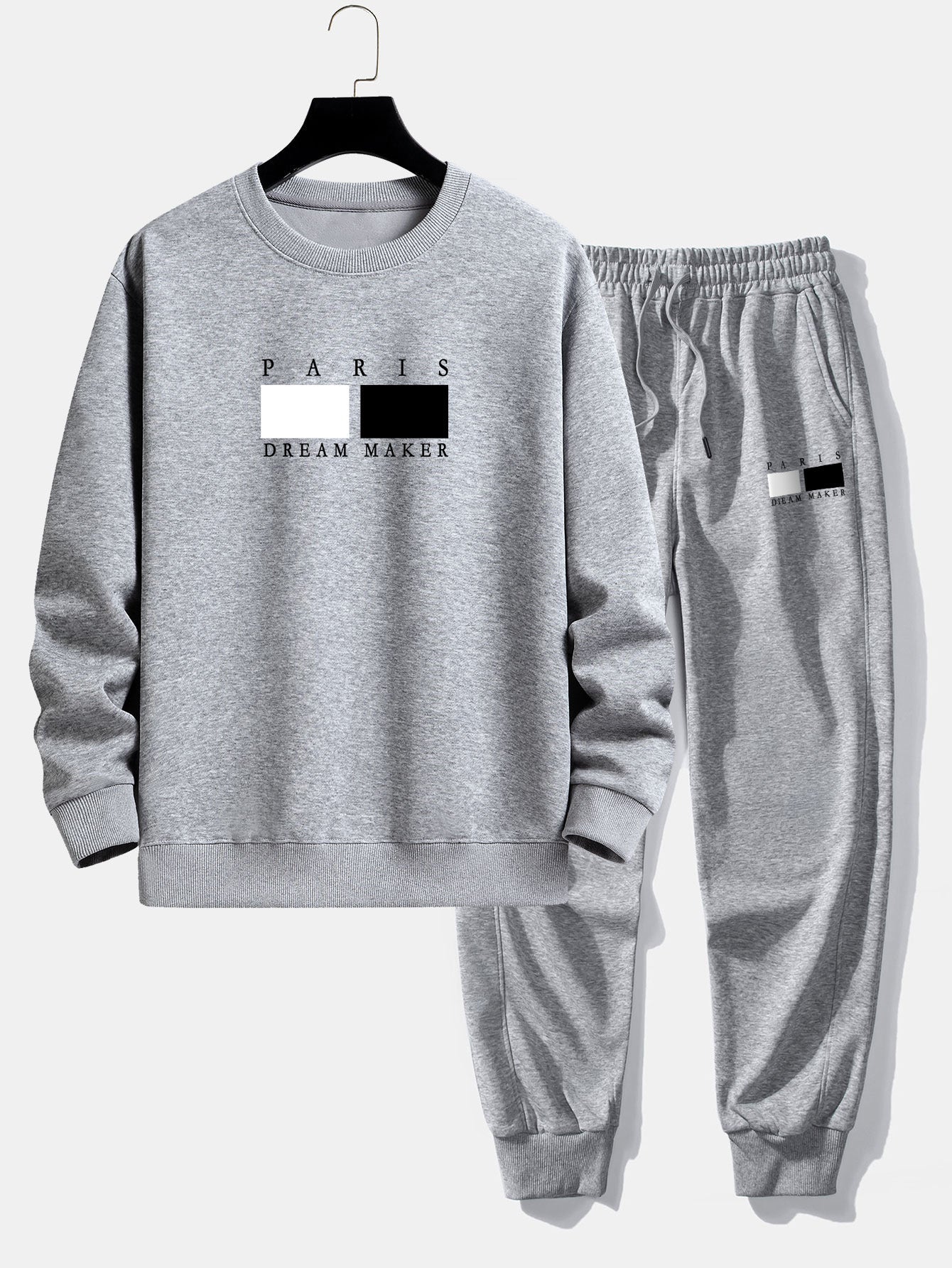 Ensemble — sweat à col rond à imprimé Paris & pantalon de jogging