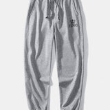 Ensemble — sweat à col rond coupe décontractée à imprimé couronne & pantalon de jogging