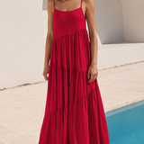 Isaure | Robe aérienne à volants étagés