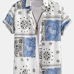 Ensemble Bérénice — chemise à imprimé paisley & short de bain