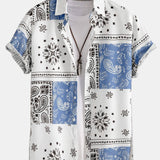 Ensemble Bérénice — chemise à imprimé paisley & short de bain