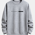 Ensemble — sweat à col rond à imprimé rayé & pantalon de jogging
