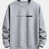 Ensemble — sweat à col rond à imprimé rayé & pantalon de jogging