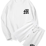 Ensemble — sweat à col rond à imprimé lettres & short