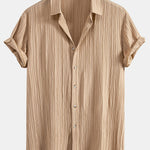 Ensemble Capucine — chemise texturée froissée & short texturé froissé à cordon
