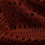 Ensemble — polo crocheté à col V & short texturé froissé à cordon