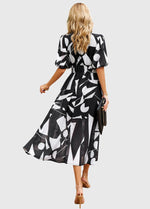 Robe Midi Florale Flatteuse