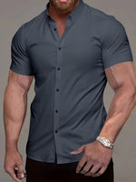 SOLID COLOR SHIRT FOR MEN