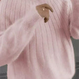 Hortense | Pull en maille moelleuse à col rond