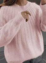 Hortense | Pull en maille moelleuse à col rond