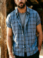 PLAID WOVEN SHIRT FOR MEN
