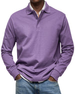 LUXURY LONG-SLEEVED POLO