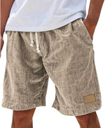 ELASTIC WAIST SHORTS FOR MEN
