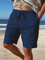 LINEN POCKET SHORTS FOR MEN