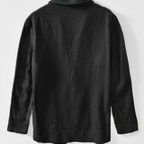 LAPEL COTTON JACKET FOR MEN