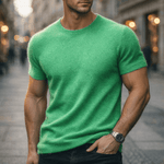 T-shirt Auro Capucine — en cachemire