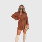 Sylvie — Robe Salopette Élégante