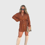 Sylvie — Robe Salopette Élégante