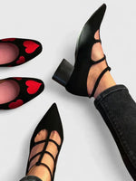 Talons larges confortables