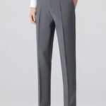 Ensemble — polo en maille jacquard torsadé & pantalon fuselé coupe slim