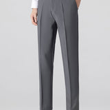 Ensemble — polo en maille jacquard torsadé & pantalon fuselé coupe slim