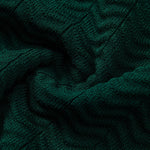 Ensemble — polo en maille texturée contrastante à col V & pantalon fuselé