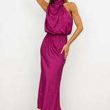 Alixe | Robe de soirée à jupe fluide