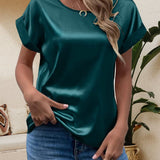 Lucile | Blouse à manches courtes et col rond