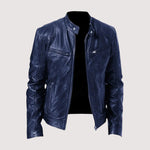 FAUX LEATHER JACKET FOR MEN