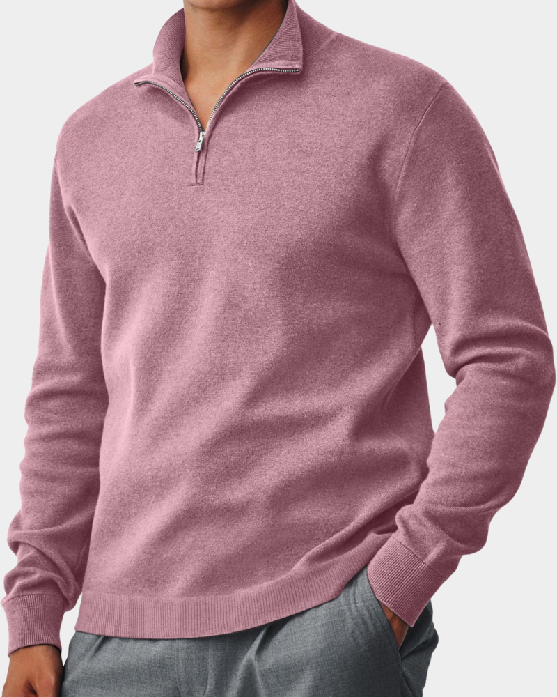 Corbin | Collar Zip Comfort Jumper